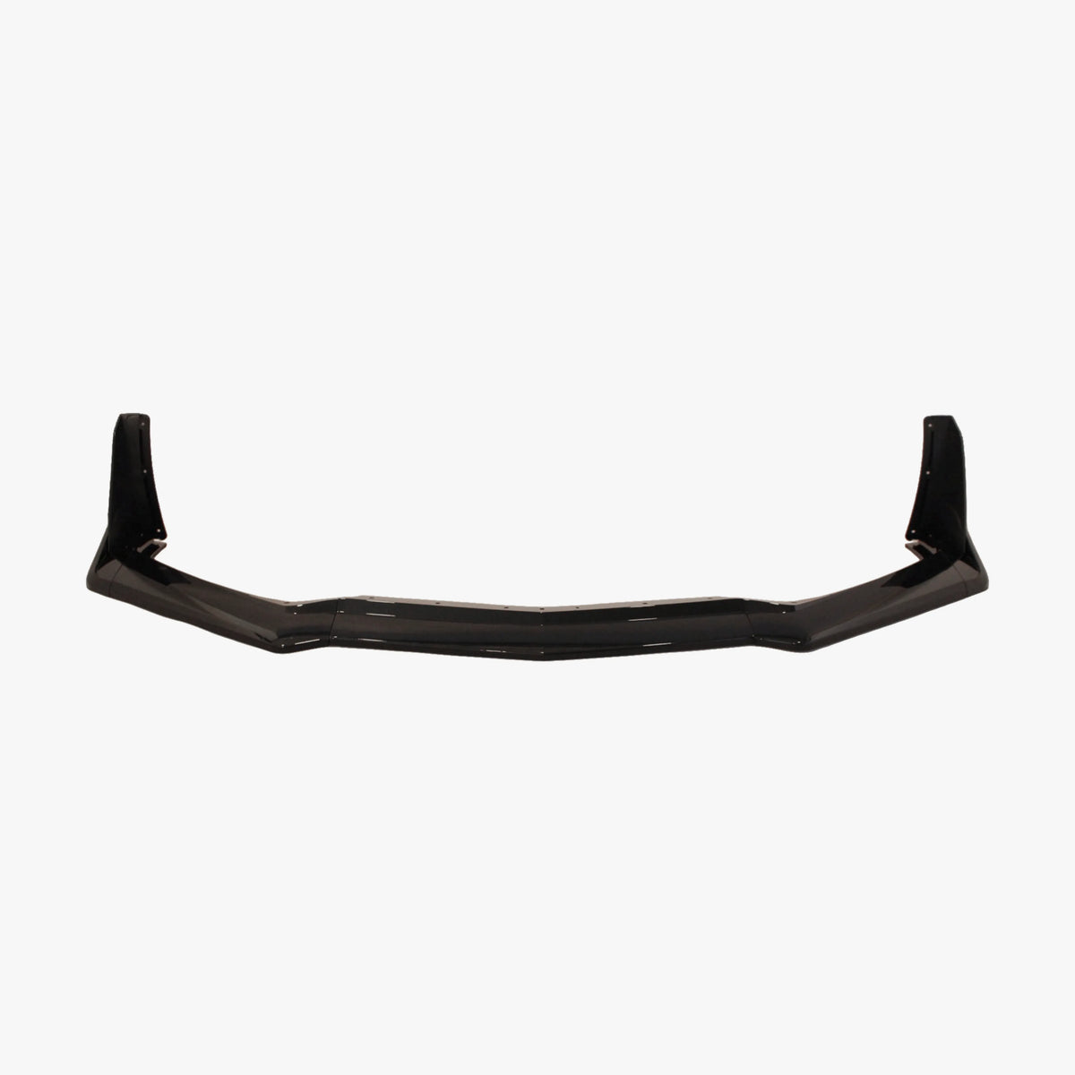 Front splitter lip for C8, glossy black track-style air dam