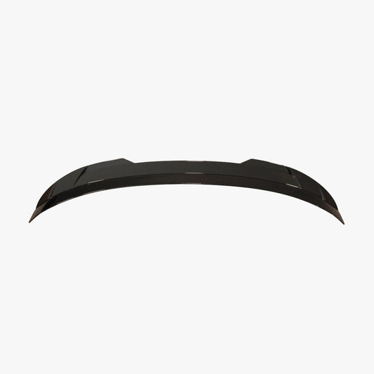 Glossy black rear trunk wing spoiler for sedan